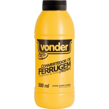 Convertedor de Ferrugem para Superfícies Metálicas Oxidadas Vonder - 500ml