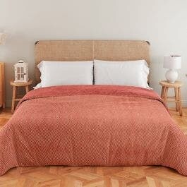 Colcha Casal Cobre Leito Ultrasonic Aveludado com Manta Soft Dupla Face 230x250 - BF Colchões