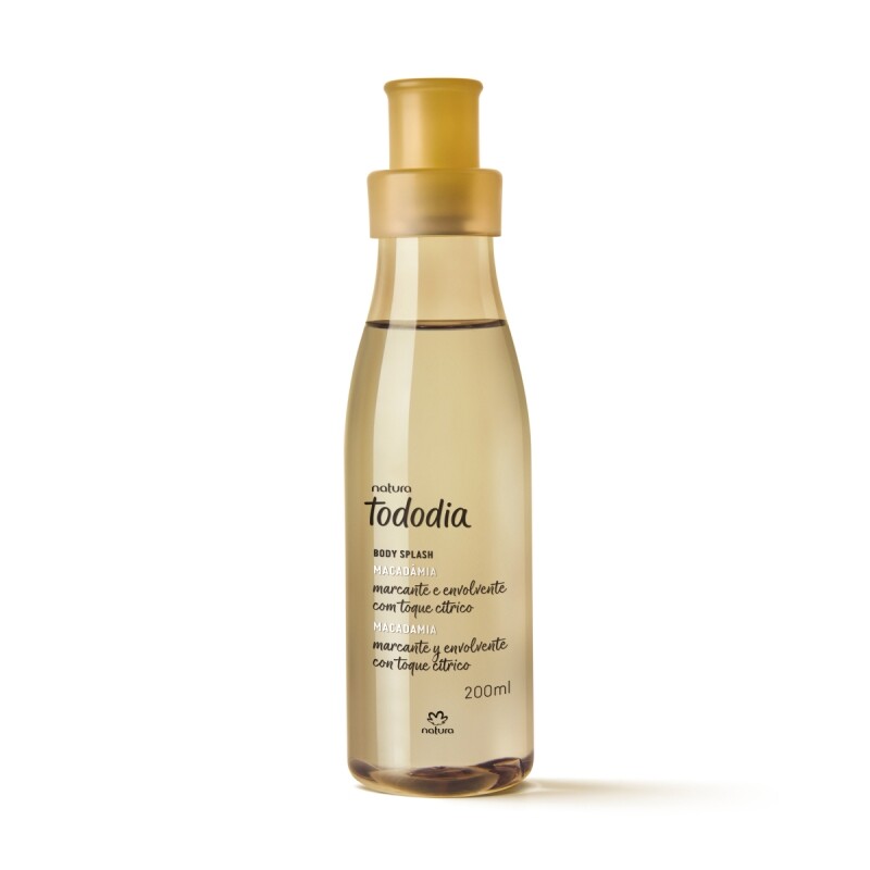 Body Splash Desodorante Colônia Tododia Macadâmia Feminino 200 ml