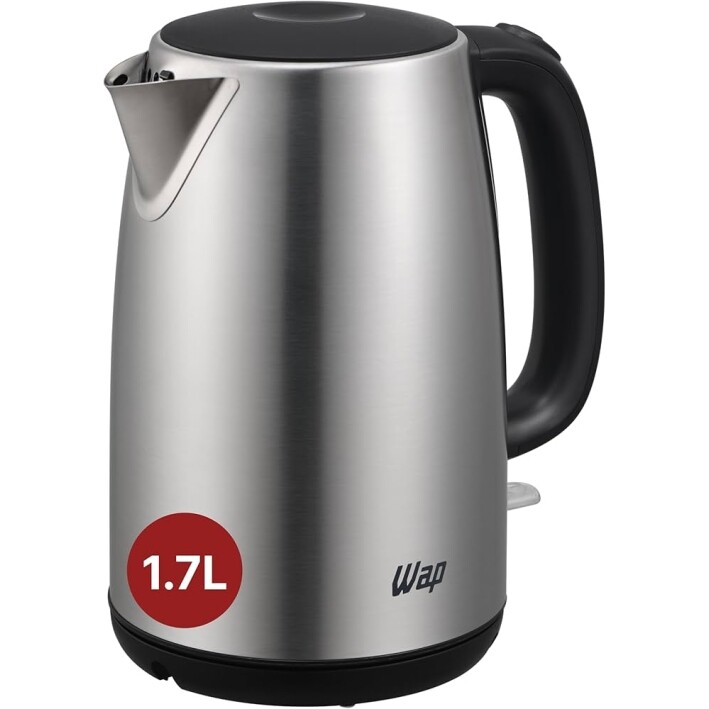 WAP Chaleira Elétrica WCE1 com Base Giratória 17 Litros Filtro que Retém Impurezas Indicador Nível D'Água 1200W 127