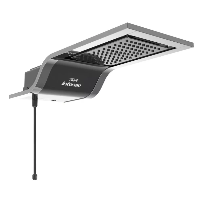 Ducha Eletrônica Intense Fame 5400w Preta e Inox 127v