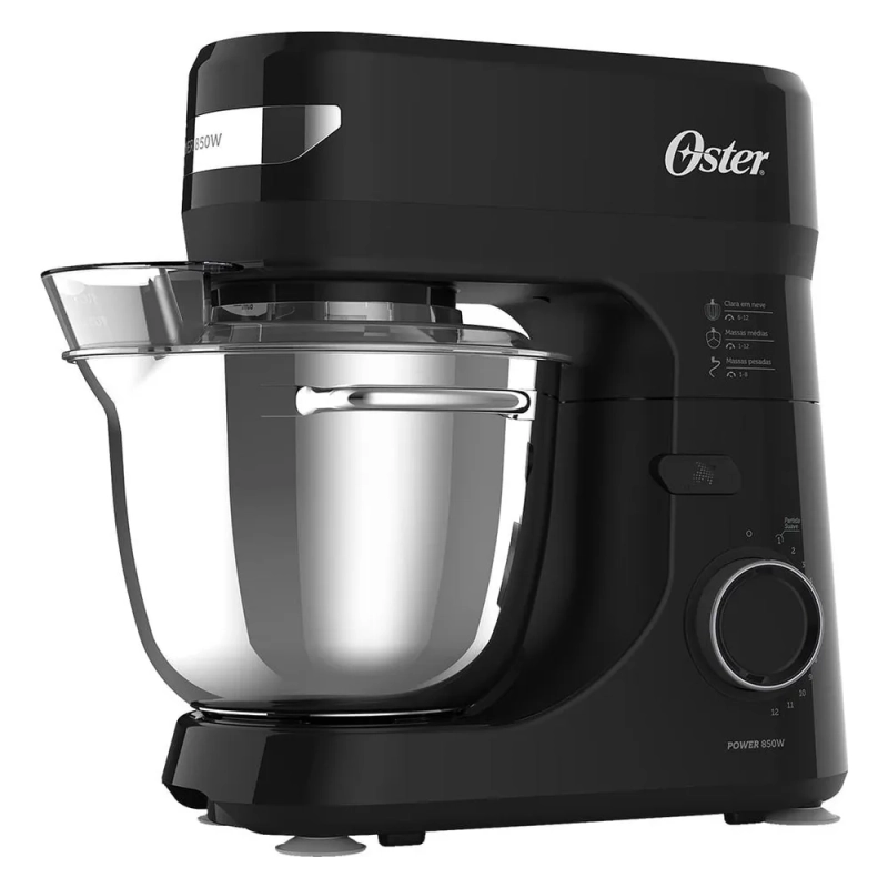 Batedeira Planetária Bowl Inox Iii Obat641 Oster Cor Preto Frequência 1 127V