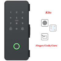 Fechadura Inteligente  Biométrico Impressão Digital WI FI Tuya Tipo C Kit 1- QHW