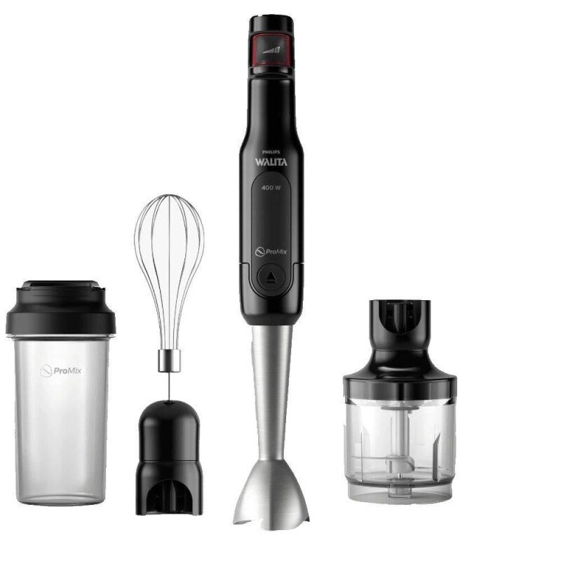 Mixer Philips Walita Pro Mix 3 em 1 Preto Inox 400WRI2622