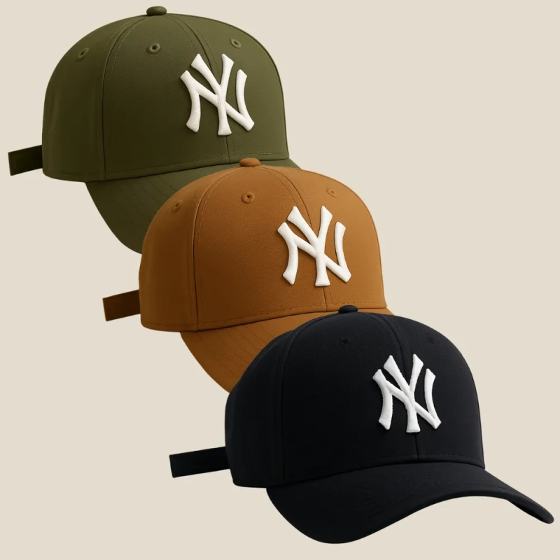 03 Boné Ny New York Aba Curva Strapback