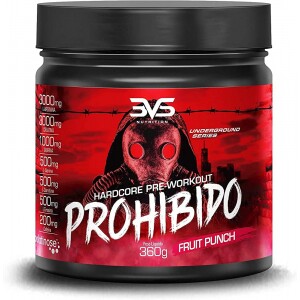 Pré Treino 3VS Nutrition Prohibido Hardcore 360g