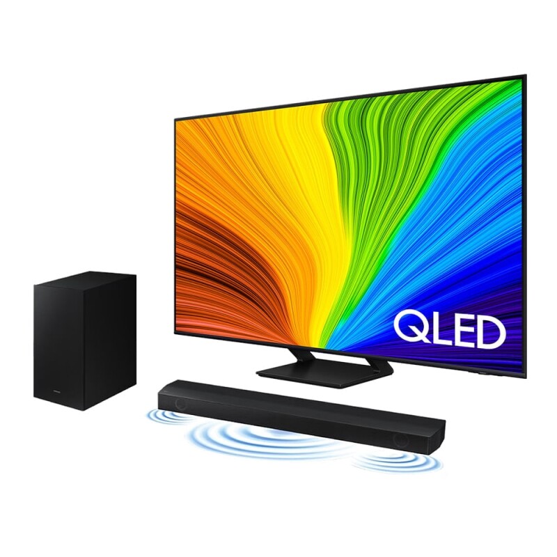 Smart TV 65" QLED 4K 65Q70D 2024 + Soundbar HW-B550/ZD - Samsung Brasil | Celulares & Tablets | TV & Audio | Eletrodomes
