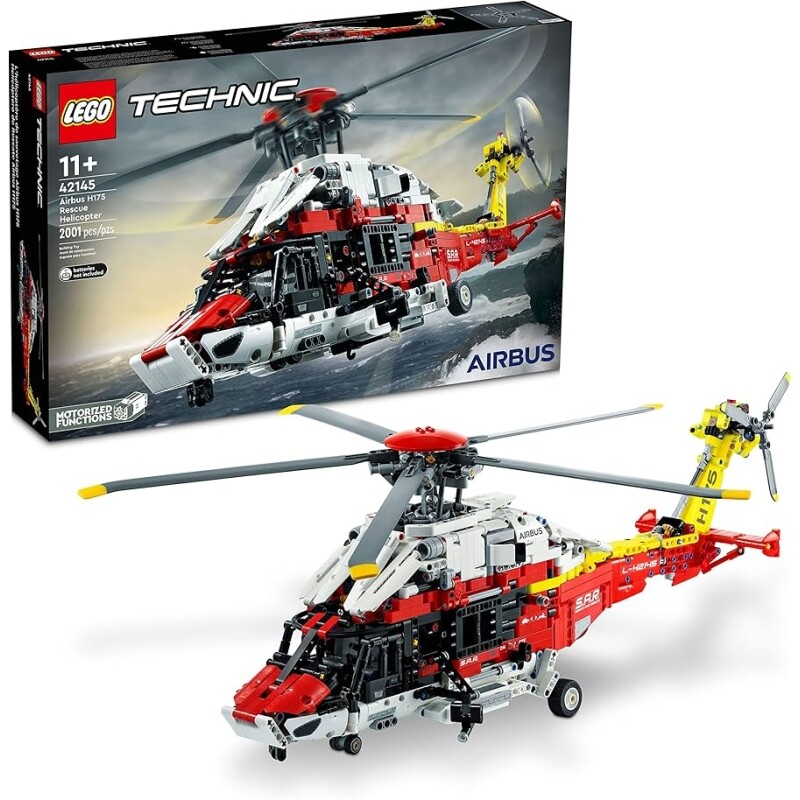 42145 LEGO Technic Helicóptero do Salvamento Airbus H175; Kit de Construção de Modelo (2001 peças)