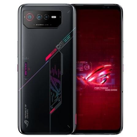 Smartphone Asus Rog Phone 6 Gamer Preto com 256GB 5G 8GB RAM e Câmera Tripla 50MP+12MP+5MP