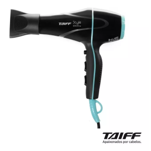 Secador de Cabelo Style Black 2000W 220V Preto Taiff