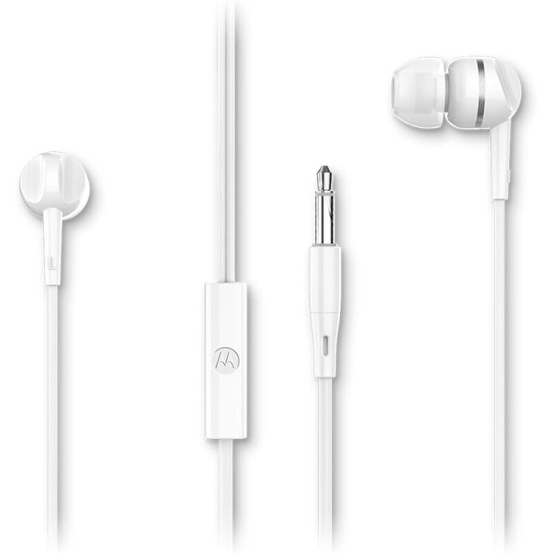 Motorola Earbuds 105 Fone de Ouvido com Microfone Branco