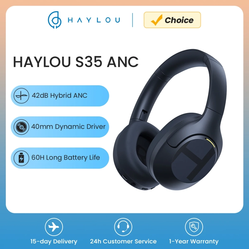 Xiaomi HAYLOU S35 ANC Headphone Bluetooth 5.2