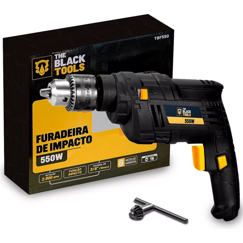 Furadeira De Impacto 3/8" 10mm 550w Profissional
