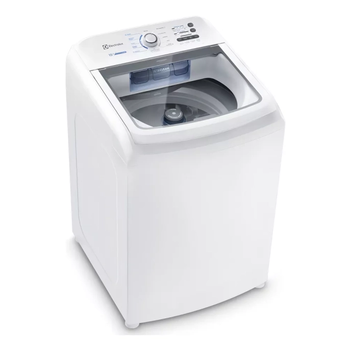 Máquina De Lavar 15kg Electrolux Essential Care Com Cesto In Cor Branco 110V