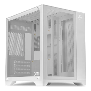 Gabinete Gamer Mancer Cv100, Mid-tower, Lat De Vidro, Branco