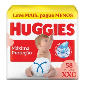 Huggies Fralda Supreme Care XXG 58 Un