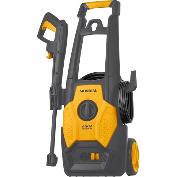 Lavadora de Alta Pressão Aqua Power II Mondial Cinza/Amarelo 1500W 110V - LAP-02-GY
