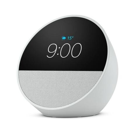 Echo Spot Amazon Com Alexa Som envolvente Com Relógio Smart Speaker - B0C2S3VVLW