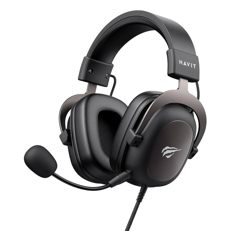 Headphone Fone de Ouvido Havit HV-H2002d Gamer com Microfone Falante 53mm Plug 3.5mm: compatível com XBOX ONE e PS4 HAV