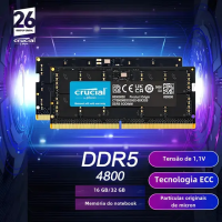 Memória RAM Crucial Notebook DDR5 16GB 5600MHz