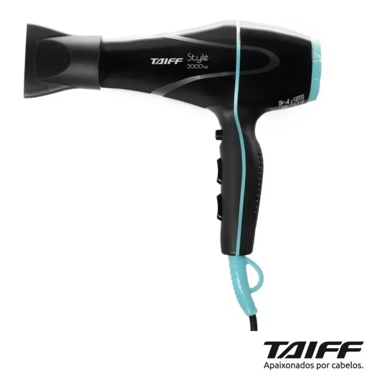 Secador de Cabelo Style Black 2000W 220V Preto Taiff