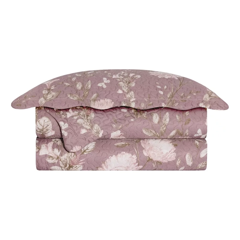 Colcha de Cama Camesa Patchwork Evolution Ultrasom Gaya Queen