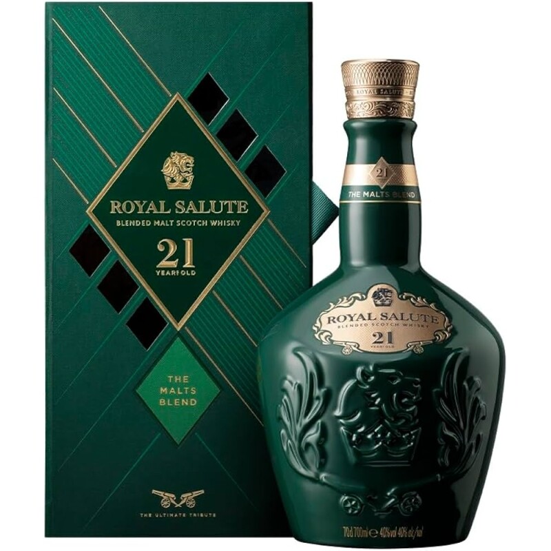 Whisky Escocês Blended 21 Anos Royal Salute The Malts Blend Garrafa 700ml