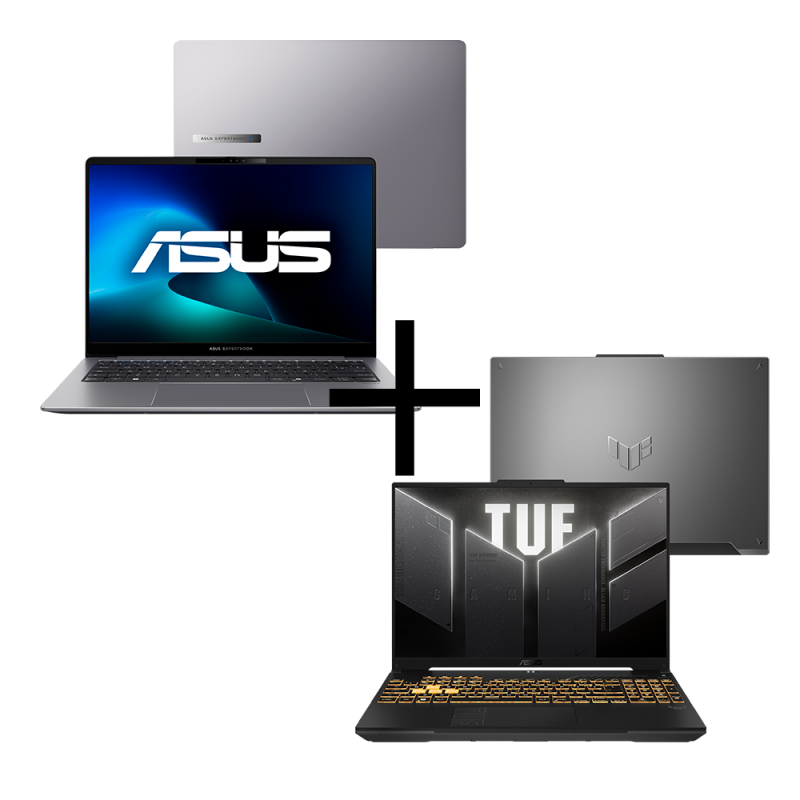 Kit Notebooks Asus ExpertBook P5 Ultra 5-226V 16GB SSD 512GB W11 P5405CSA-NZ0458X + TUF Gaming F16 Intel 5-210H 16GB SSD 512GB W11 FX607VU-RL053W