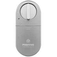 Kit Smart Fechadura Prateada Positivo