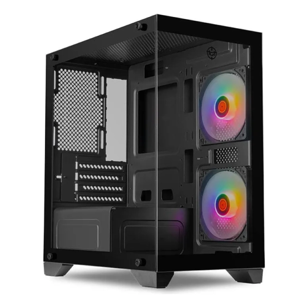 Gabinete Gamer Tgt Gladiator Rainbow Mid-tower Lateral/vidro