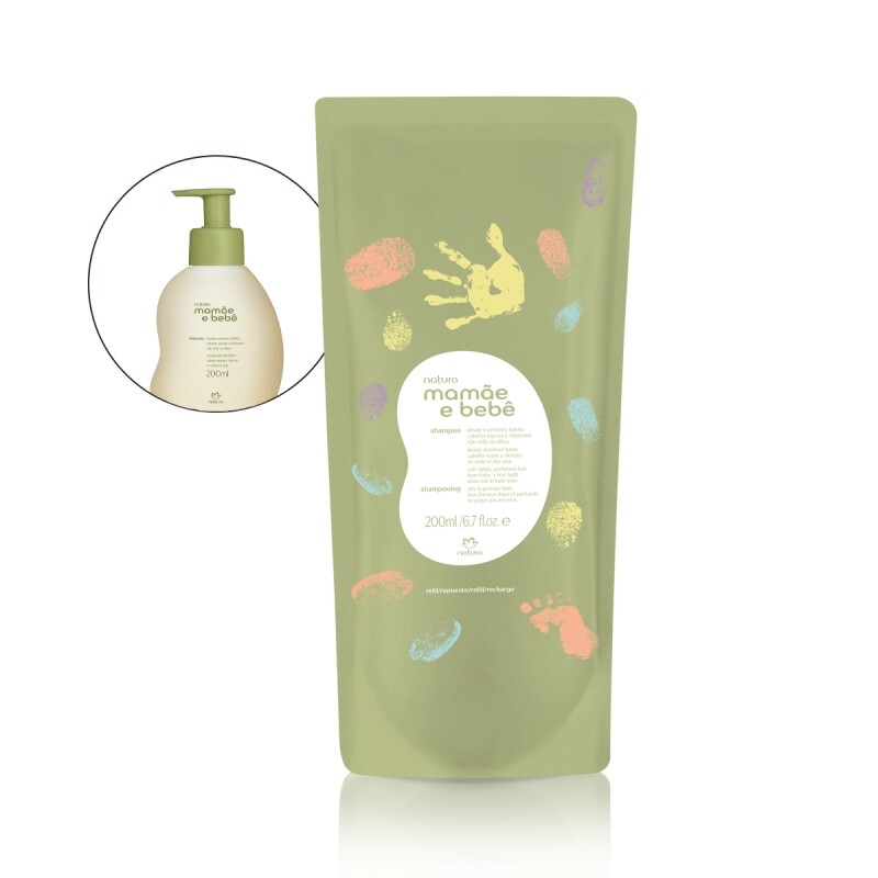 Refil Shampoo Mamãe e Bebê 200 ml