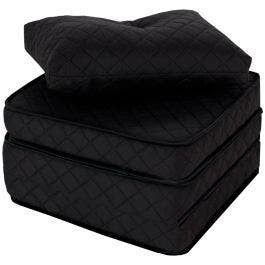 Puff Multiuso Bordado Matelassê +Travesseiro Solteiro - BF Colchões