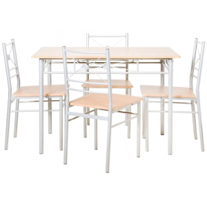 Conjunto de Mesa Jantar Brasília ii Just Home Collection