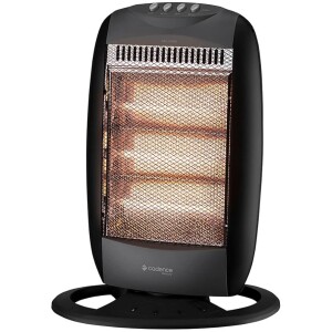 Aquecedor Elétrico Cadence Halógeno Mercury 1200W 20m² Cinza 220V AQC305