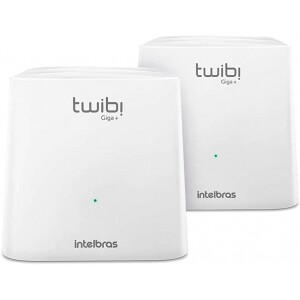 Kit Roteador Mesh Intelbras com 2 Unidades Twibi Giga+ Ac1200 Dual Band