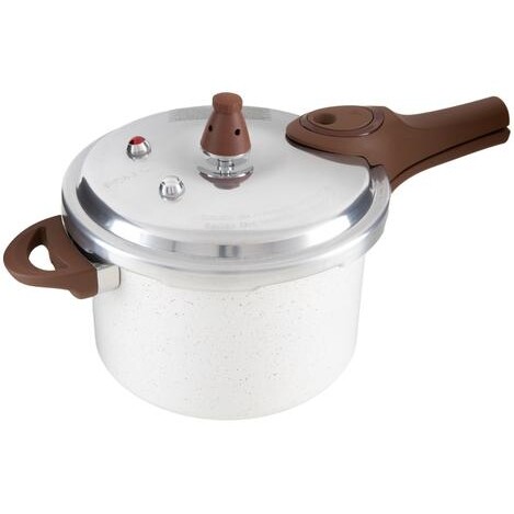 Panela de Pressão Brinox 4,2L Bege Vanilla - Ceramic Life Pressure - Panela de Pressão - Magazine Tsboliver