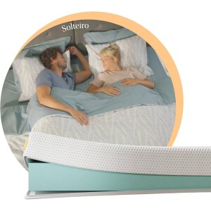 Colchão Solteiro de espuma D28 Emma Basics 17cm – com tecnologia alemã 100 noites de teste e 5 anos de garantia.