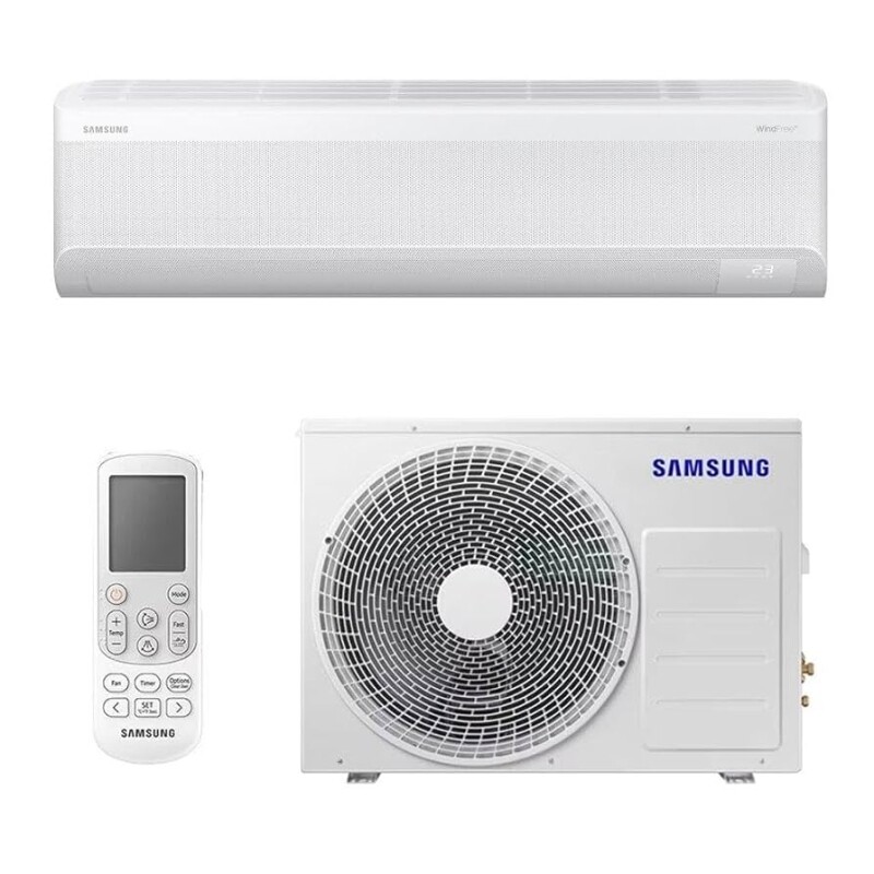Ar Condicionado Split Hi Wall Inverter Samsung WindFree Connect AI 18.000 Btus Quente e Frio 220V