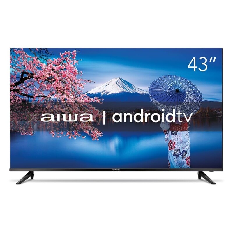 Smart TV Aiwa 43 Android Full HD Borda Ultrafina HDR10 Dolby Áudio - AWS-TV-43-BL-02-A