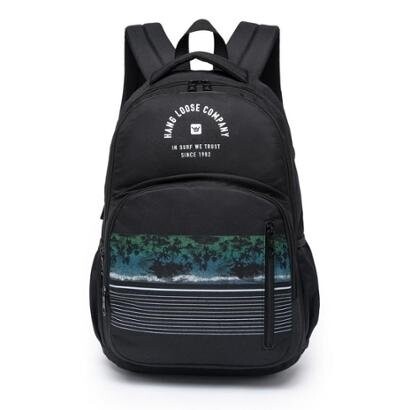 Mochila Escolar Hang Loose Masculina Resistente 19 Litros