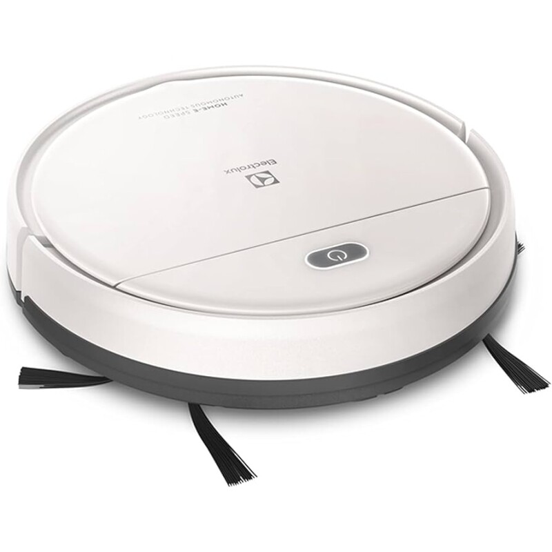 Aspirador de po robo Electrolux 2h20min bateria longa duração automatico varre aspira passa pano ERB11 bivolt branco s