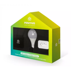 Kit Casa Conectada: Smart Lâmpada Wi-fi + Smart Plug Wi-fi + Smart Controle Universal - Positivo