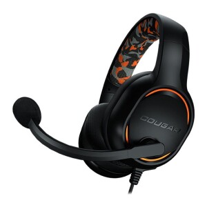 Headset Gamer Cougar Dive Drivers 50mm Preto e Laranja CGR-P50B-270