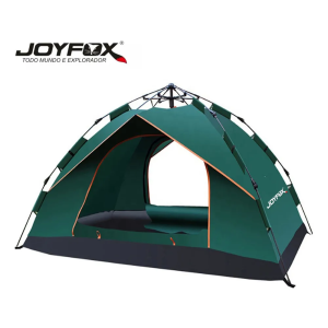 Barraca Camping Joyfox M427 Automática 3-4 Pessoas Tecido Oxford Verde 2.1x2x1.35m