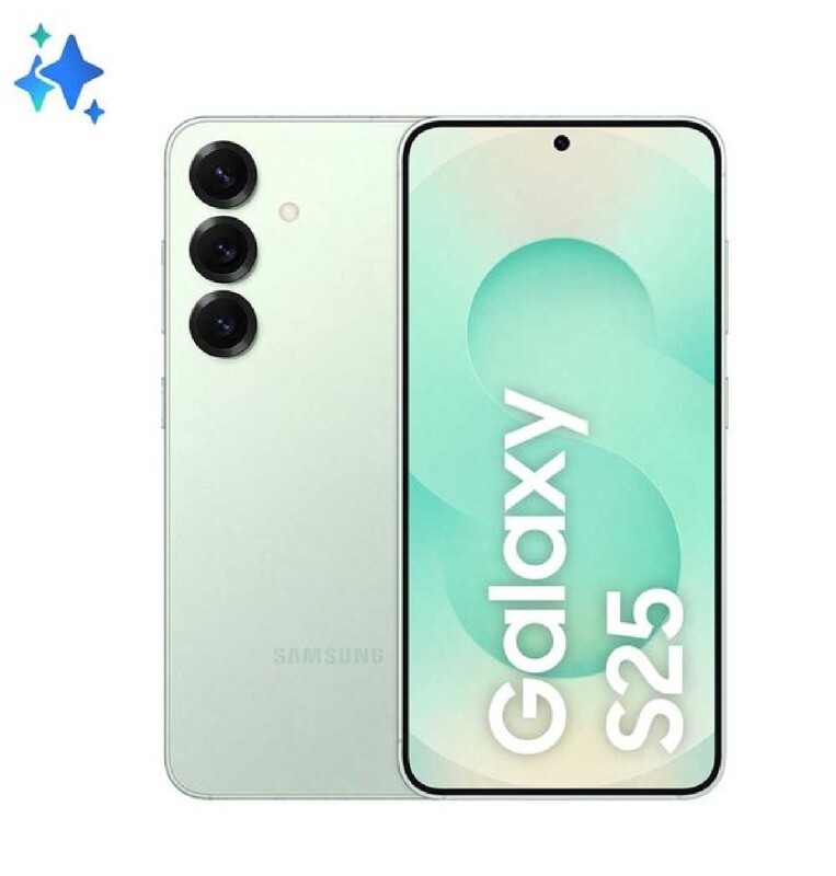 Celular Samsung Galaxy S25 5G Verde 256GB 12GB RAM e Câmera Tripla de 50MP+1 12MP +10MP