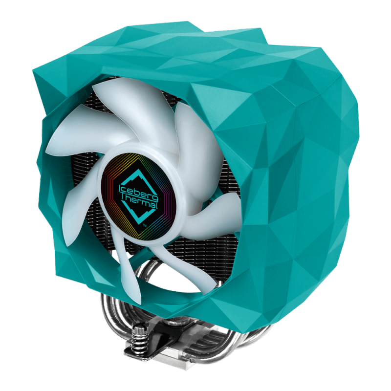 Cooler Para Processador Iceberg Thermal IceSLEET X5 120mm RGB Intel-AMD Azul ICELEETX5-00A