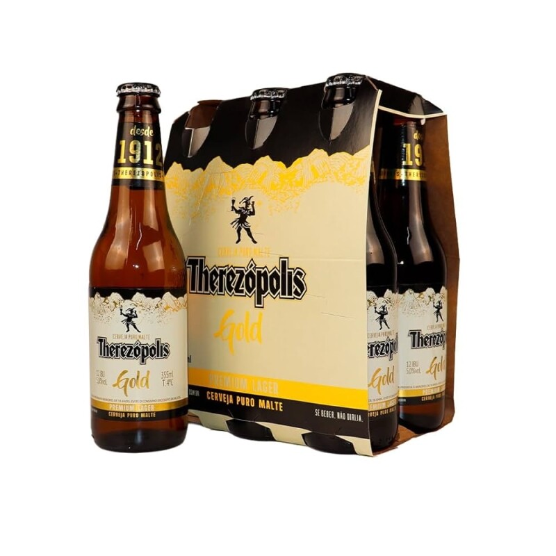 Pack de Therezopolis Gold Lager Ln 355ml 6 Unidades