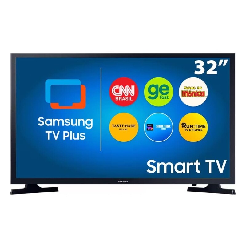 Smart TV 32" LED HD Samsung Tizen T4300 com HDR Sistema Operacional Tizen Wi-Fi Espelhamento de Tela Dolby Digital Plus