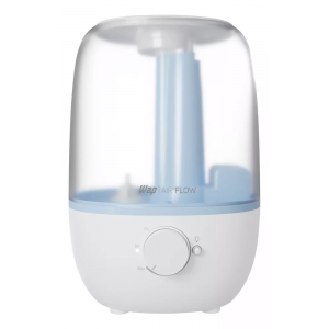 Umidificador De Ar Wap Air Flow U2 Aromatizador com Luminária Led 2,3 Litros Branco e Azul Bivolt