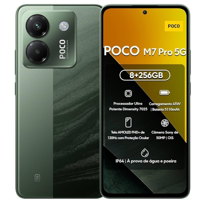Xiaomi Smartphone POCO M7 Pro 5G 256GB 12GB RAM
